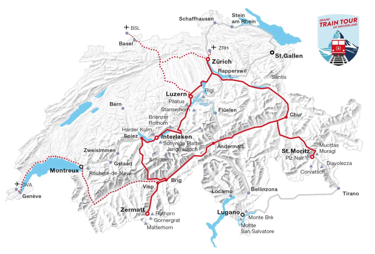 瑞士火車 , 瑞士火車路線 , 茵特拉根火車 , 瑞士自由行 , Swiss Travel Pass , 瑞士火車遊 , 瑞士通行證